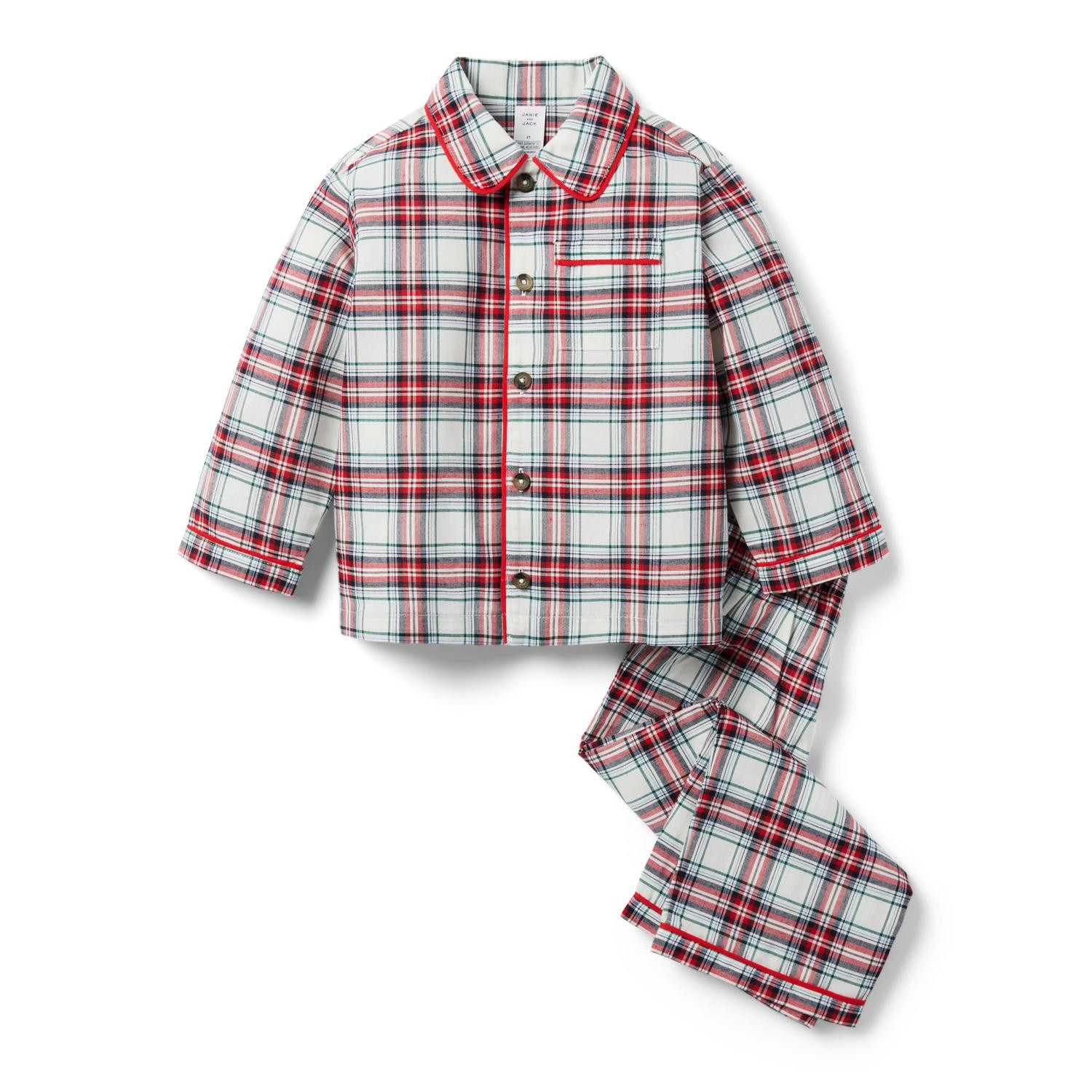 Good Night Classic Pajamas In Plaid | Janie and Jack
