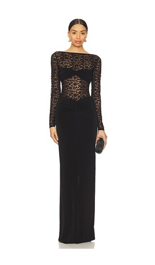 Kathryn Gown in Black | Revolve Clothing (Global)