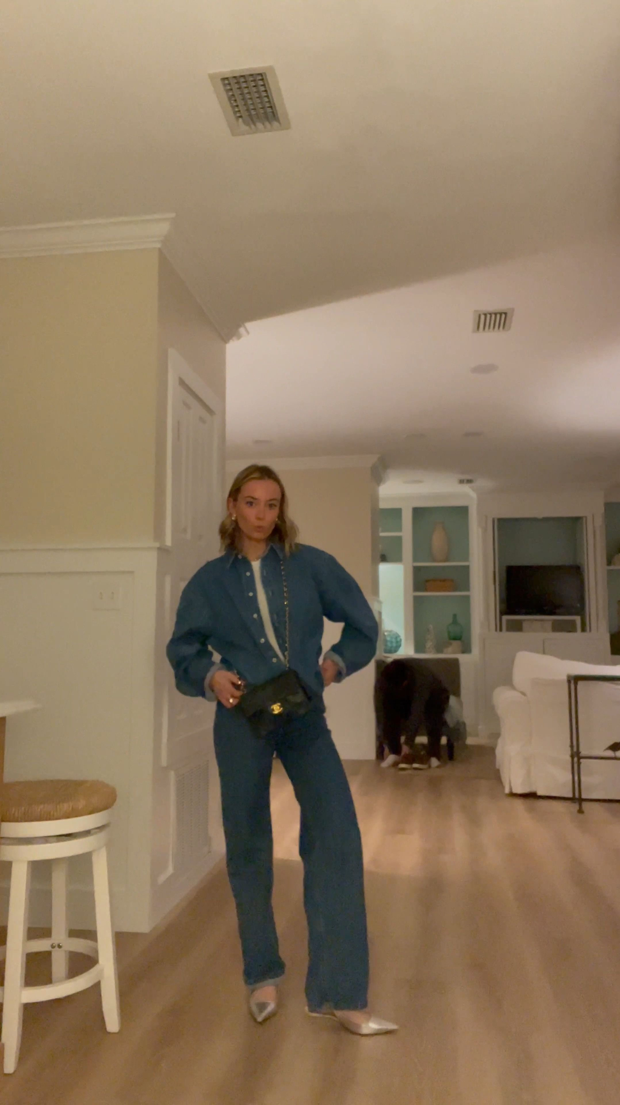 denim on denim always 💙💙💙💙 this shirt is 1/2 off rn… run!!!!

#LTKStyleTip #LTKSaleAlert