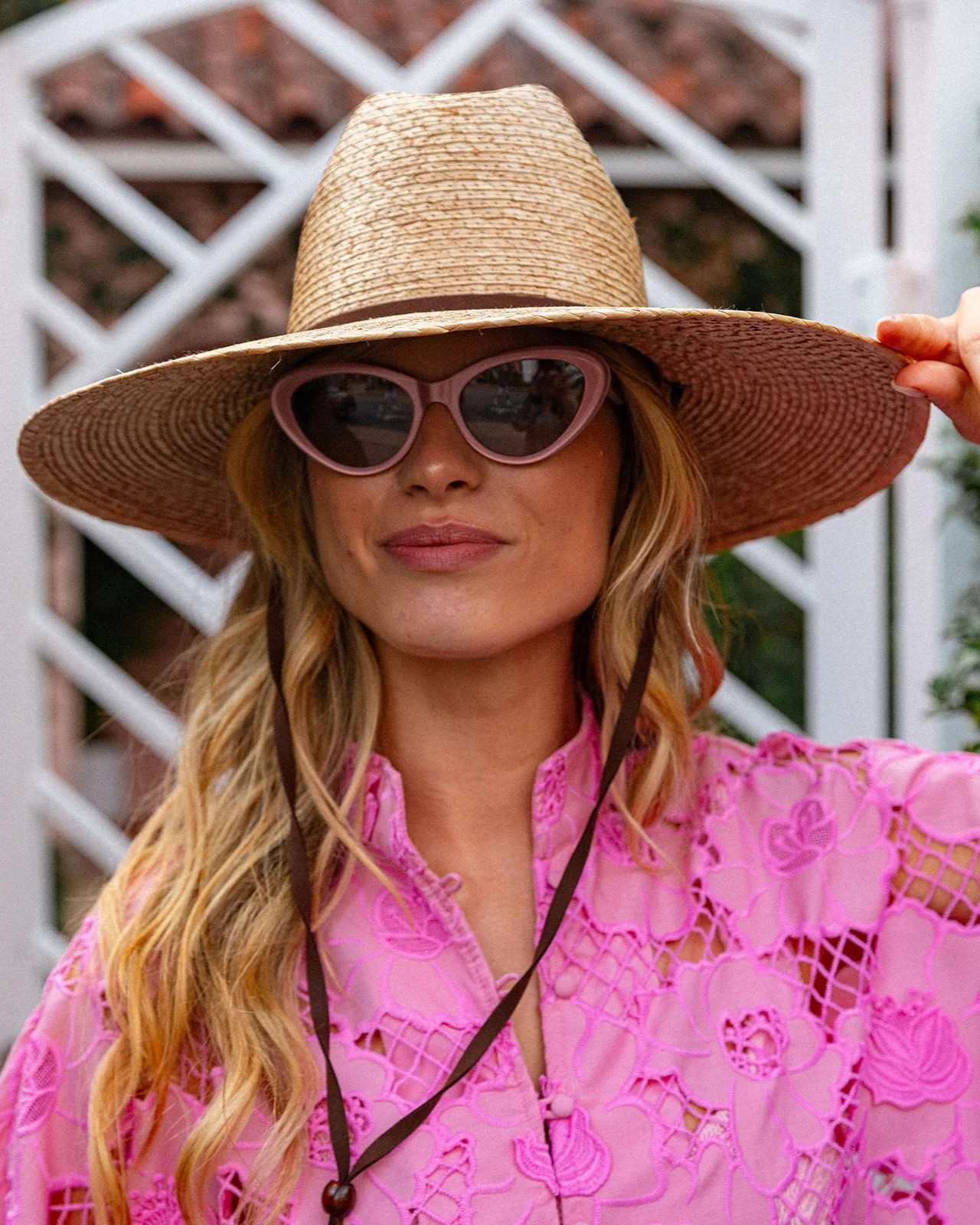 Drawstring Straw Hat | La Vie Style House