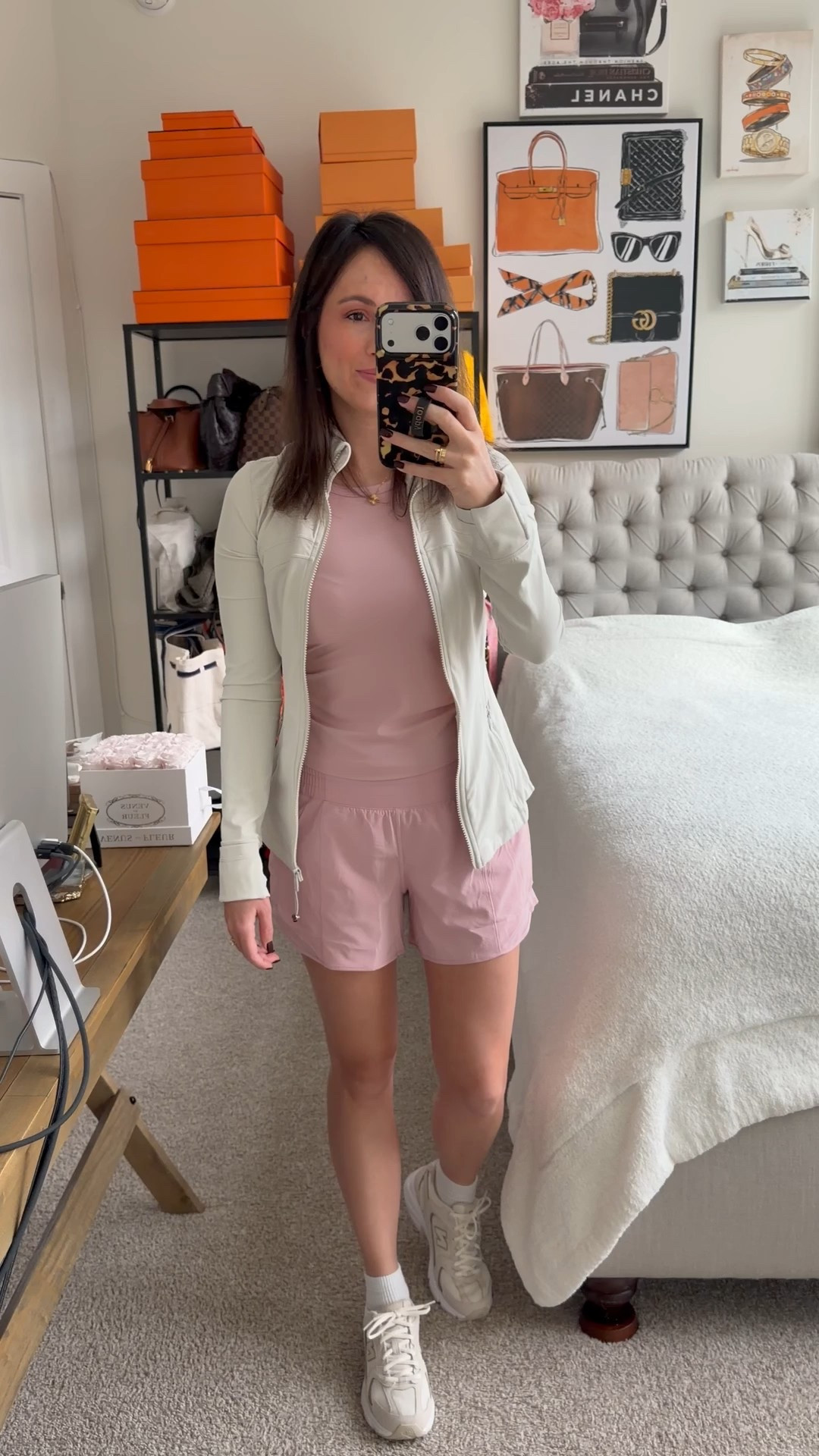 Lululemon pink haze align tank with hotty hot shorts and bone define jacket



#LTKSeasonal #LTKootd #LTKFindsUnder100