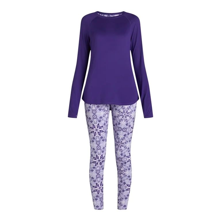 ClimateRight by Cuddl Duds Base Layer 2-piece Base layer Top and Legging Set (Women's and Women's... | Walmart (US)