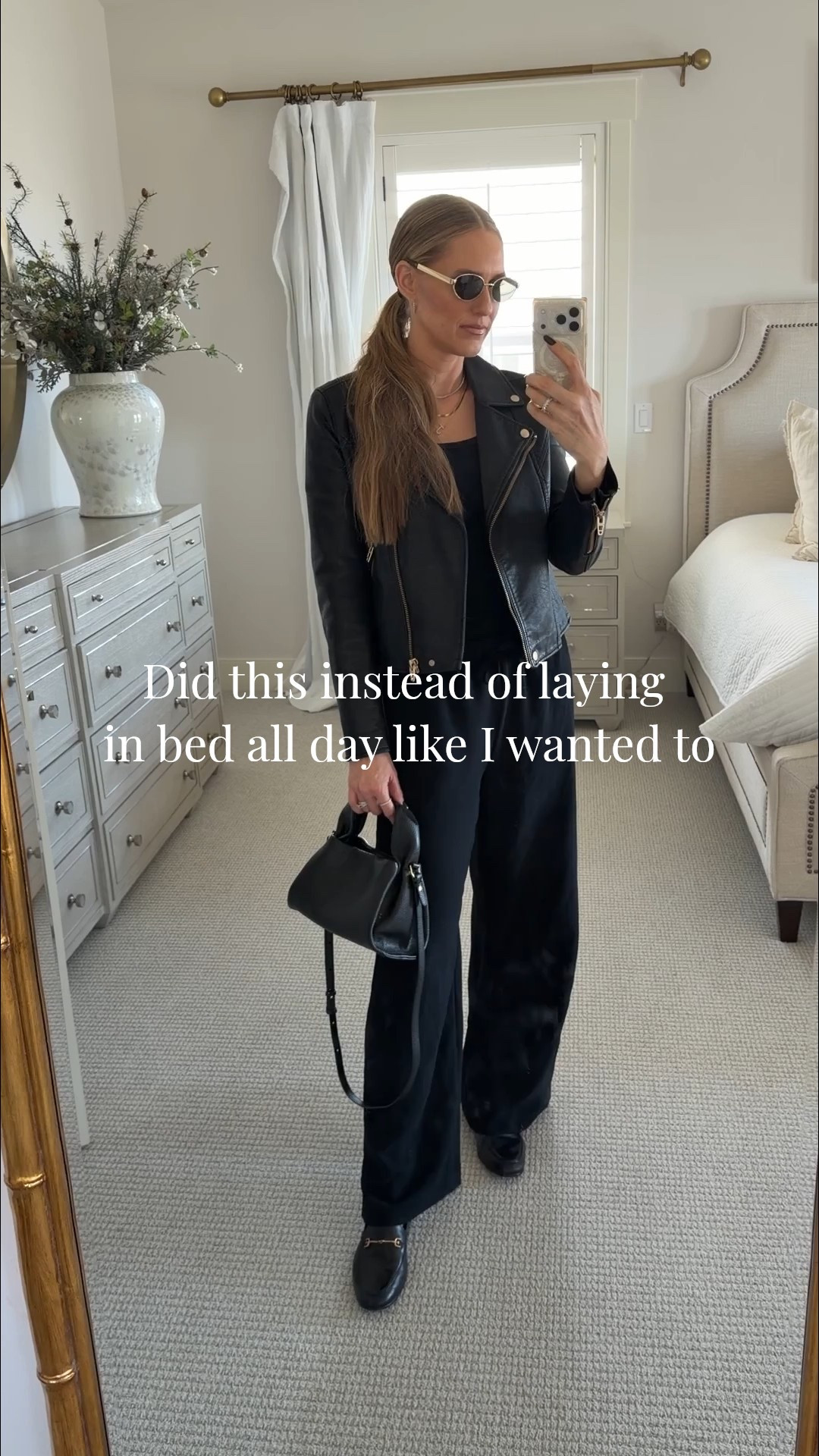 Made my bed, put on my makeup and wore my most black outfit to face the day today and that was enough 👏🏻 

#LTKSaleAlert #LTKHome #LTKdayinmylife