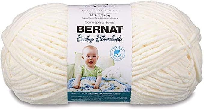 Bernat Baby Blanket Big Ball Vanilla | Amazon (US)