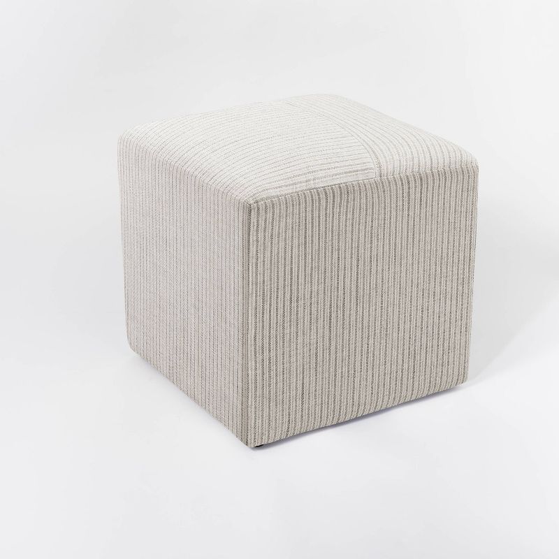 Lynwood Square Upholstered Cube - Threshold™ designed with Studio McGee | Target