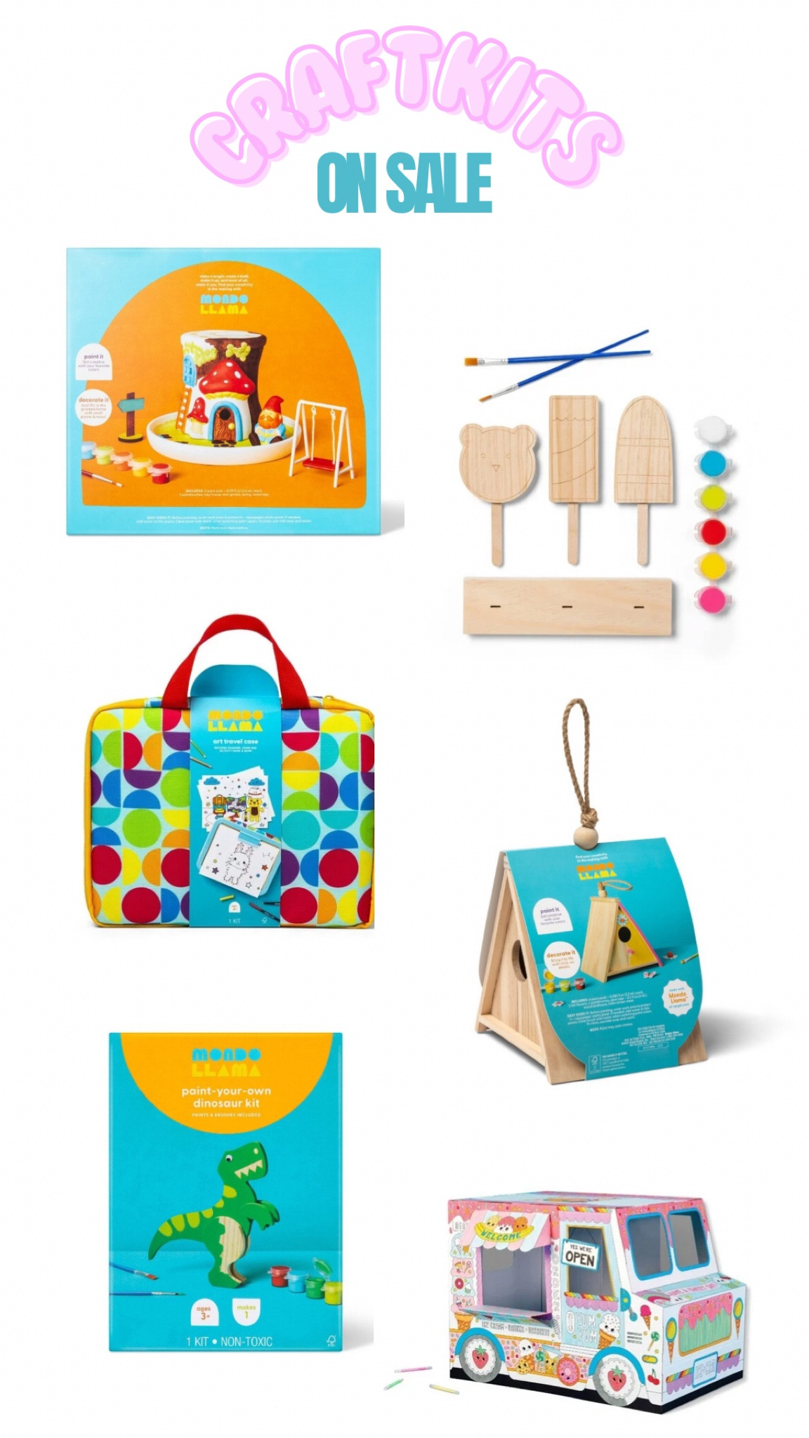 Mondo Llama craft kits on sale at Target this weekend! 🎨

#LTKSaleAlert #LTKKids #LTKFamily