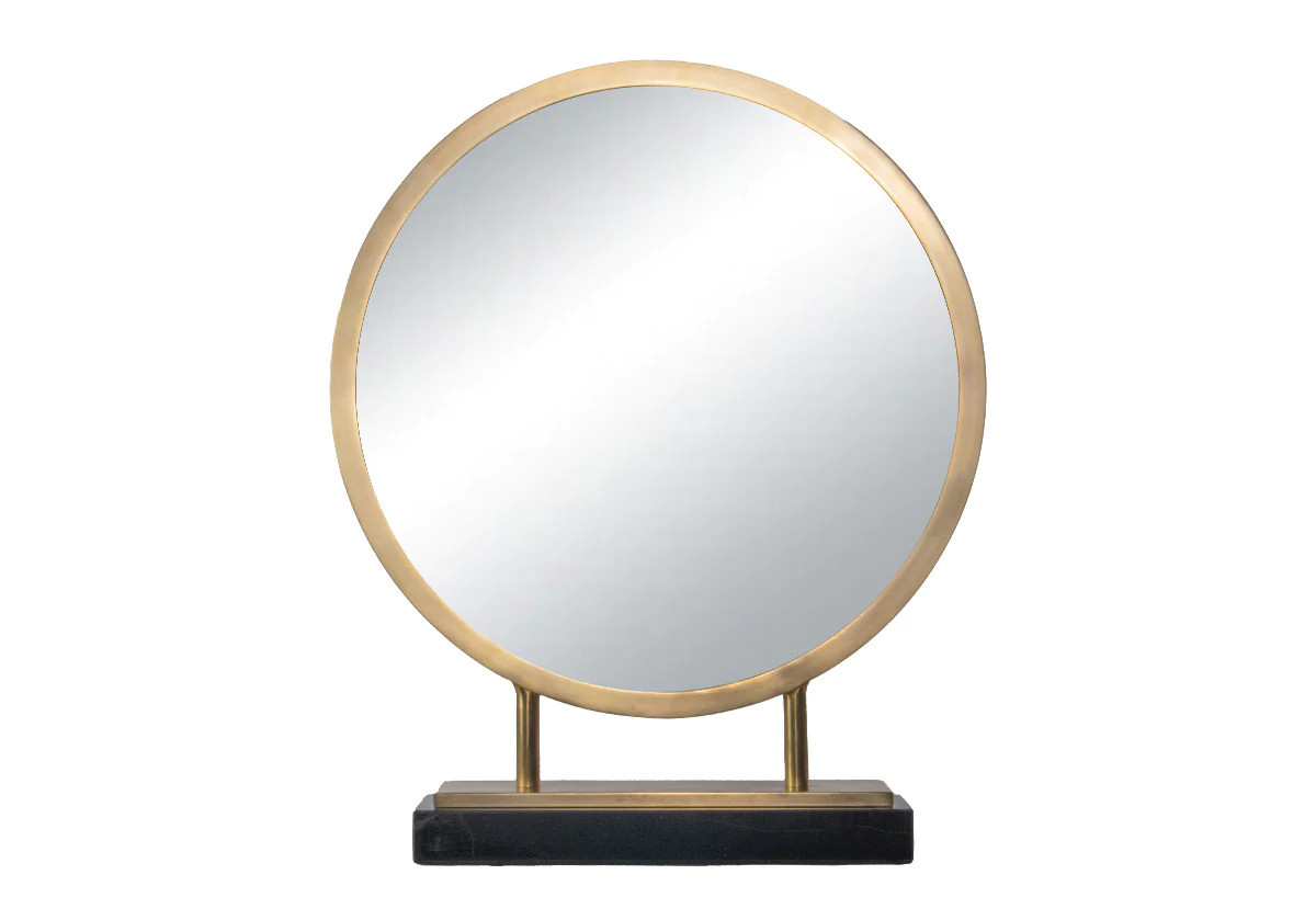 ALICE BRASS VANITY MIRROR | Alice Lane Home Collection