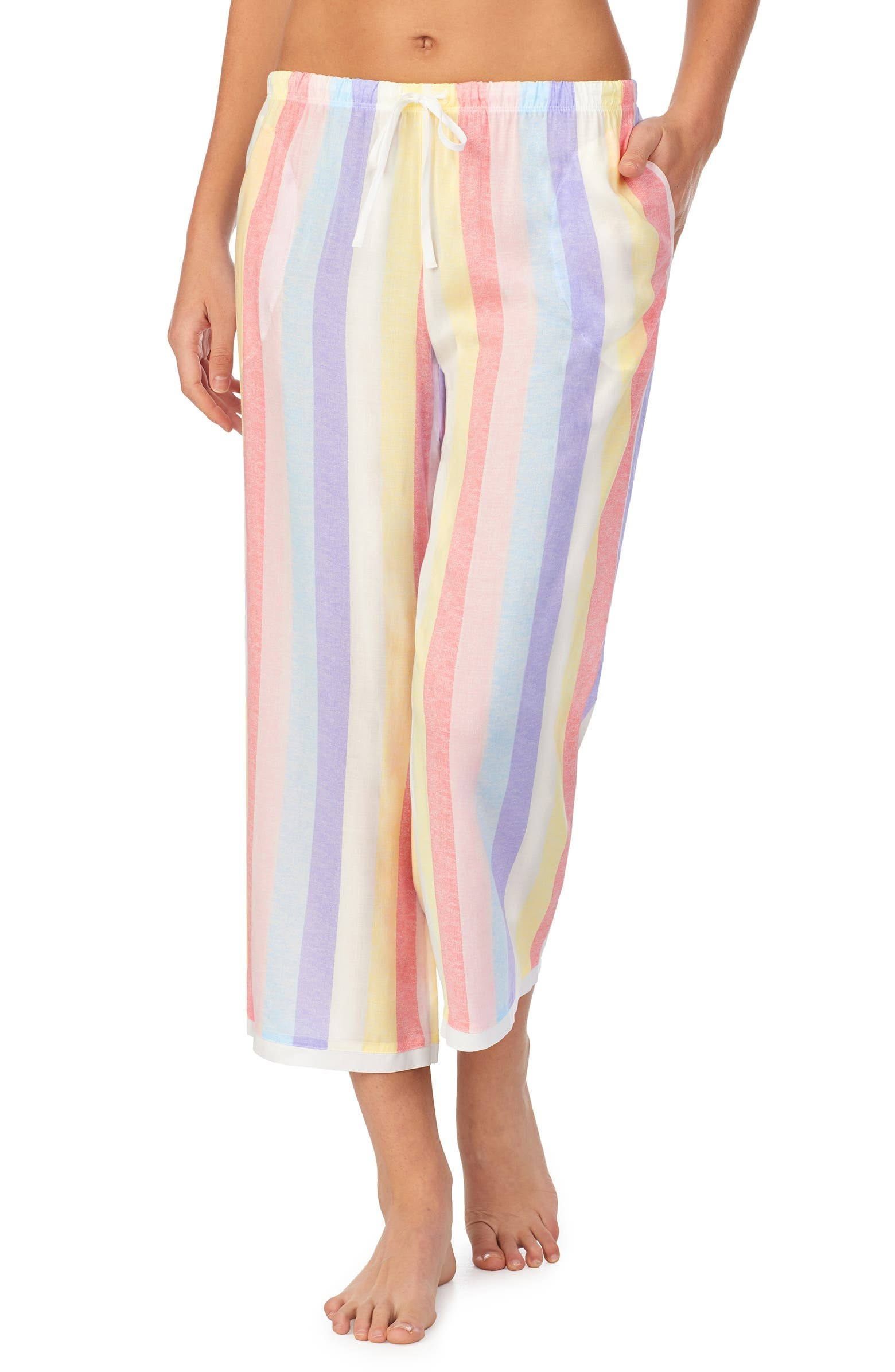 ROOM SERVICE Print Crop Pajama Pants (Nordstrom Exclusive) | Nordstrom | Nordstrom