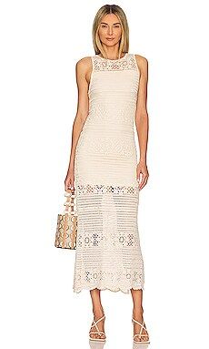 Steve Madden Crochet You Love Me Dress in Unbleached from Revolve.com | Revolve Clothing (Global)