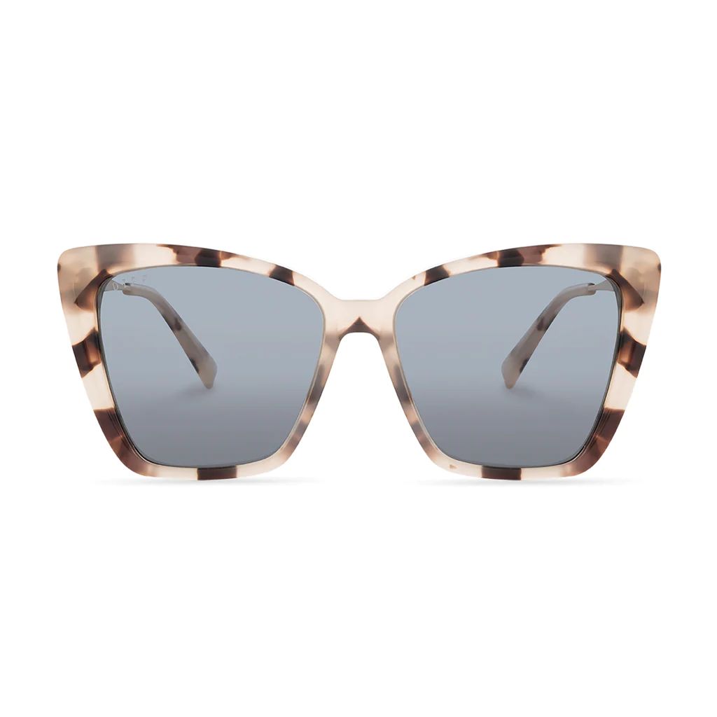 COLOR: cream tortoise   grey polarized | DIFF Eyewear