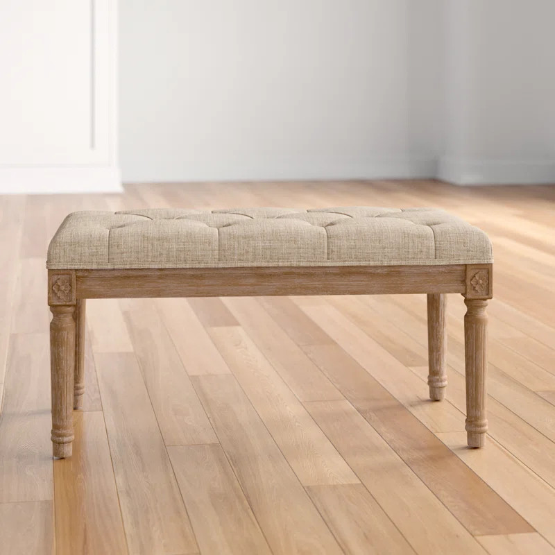Dahlonega 100% Linen Upholstered Bench | Wayfair North America