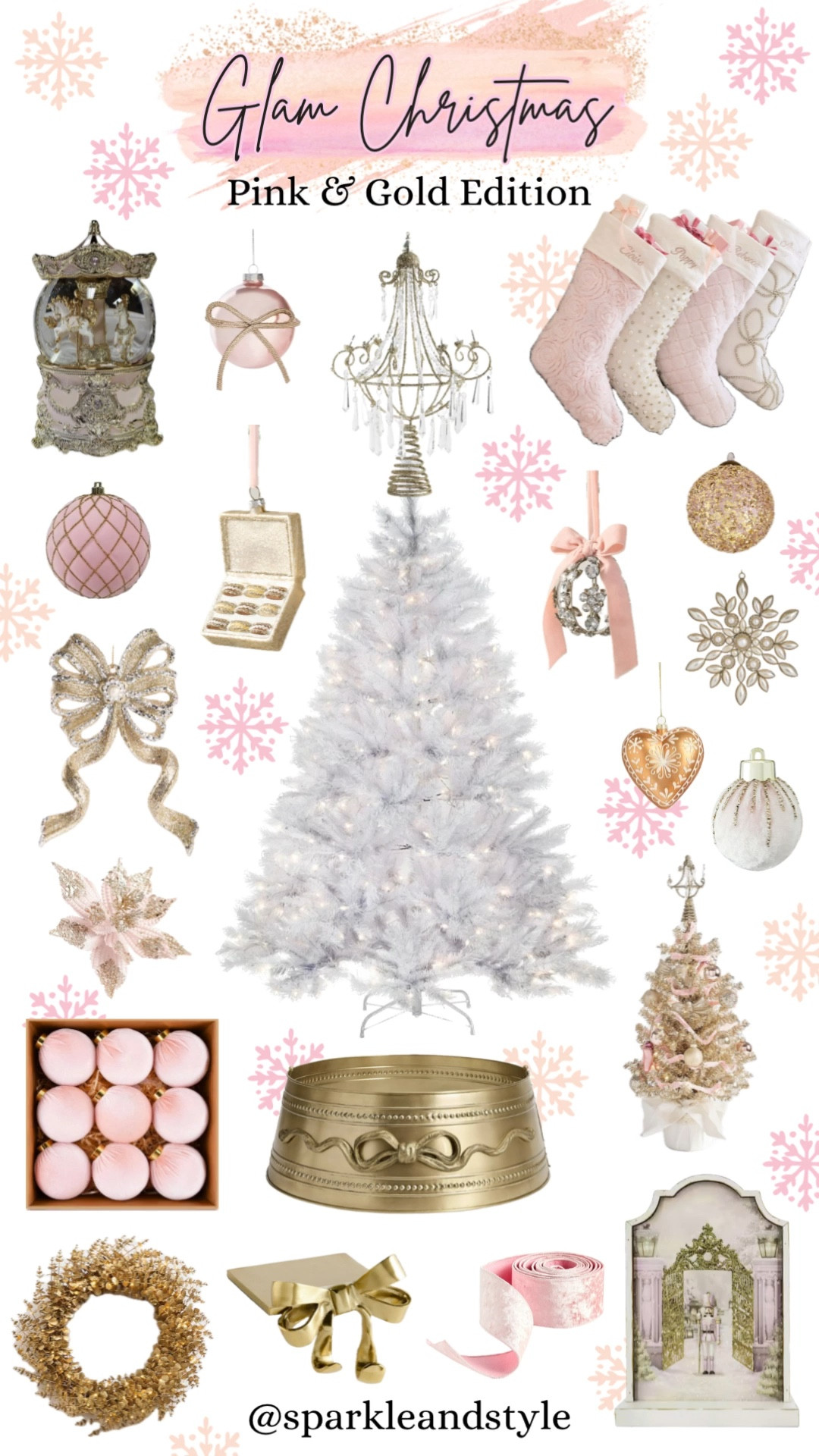 Glam Christmas: Pink & Gold 🩷✨

Christmas decor, Christmas tree, Christmas ornaments, Christmas ribbon, Christmas tree skirt, christmas stocking, Christmas wreath, Christmas tree topper, Christmas stocking holder, home interior, home decor, home accessories, home decoration, glam Christmas decor, girly girl Christmas, Luxe Christmas, elegant Christmas, classy Christmas, Christmas tree decorations, Christmas decorations

#LTKSeasonal #LTKHoliday #LTKHome