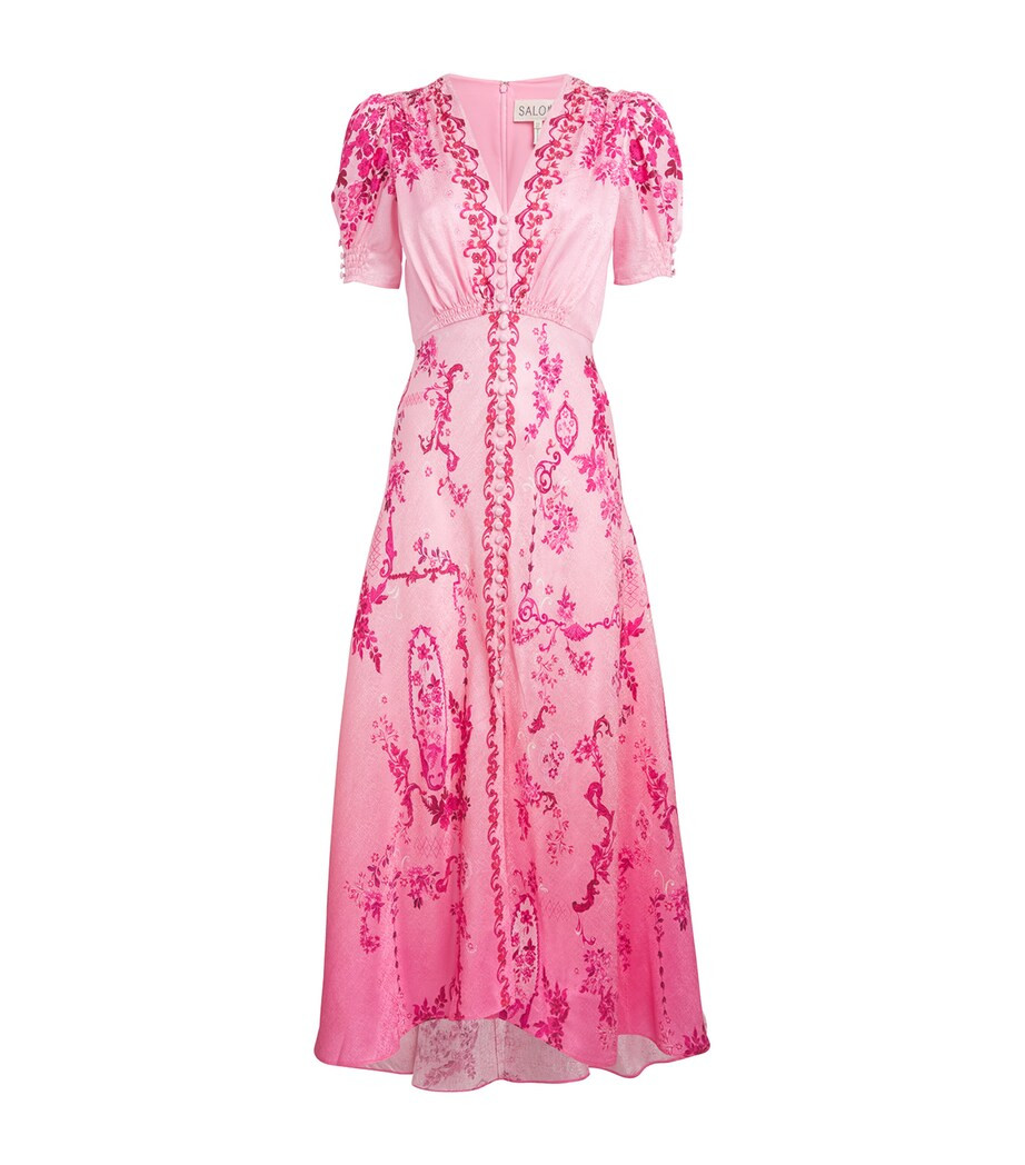 Silk Lea Midi Dress | Harrods