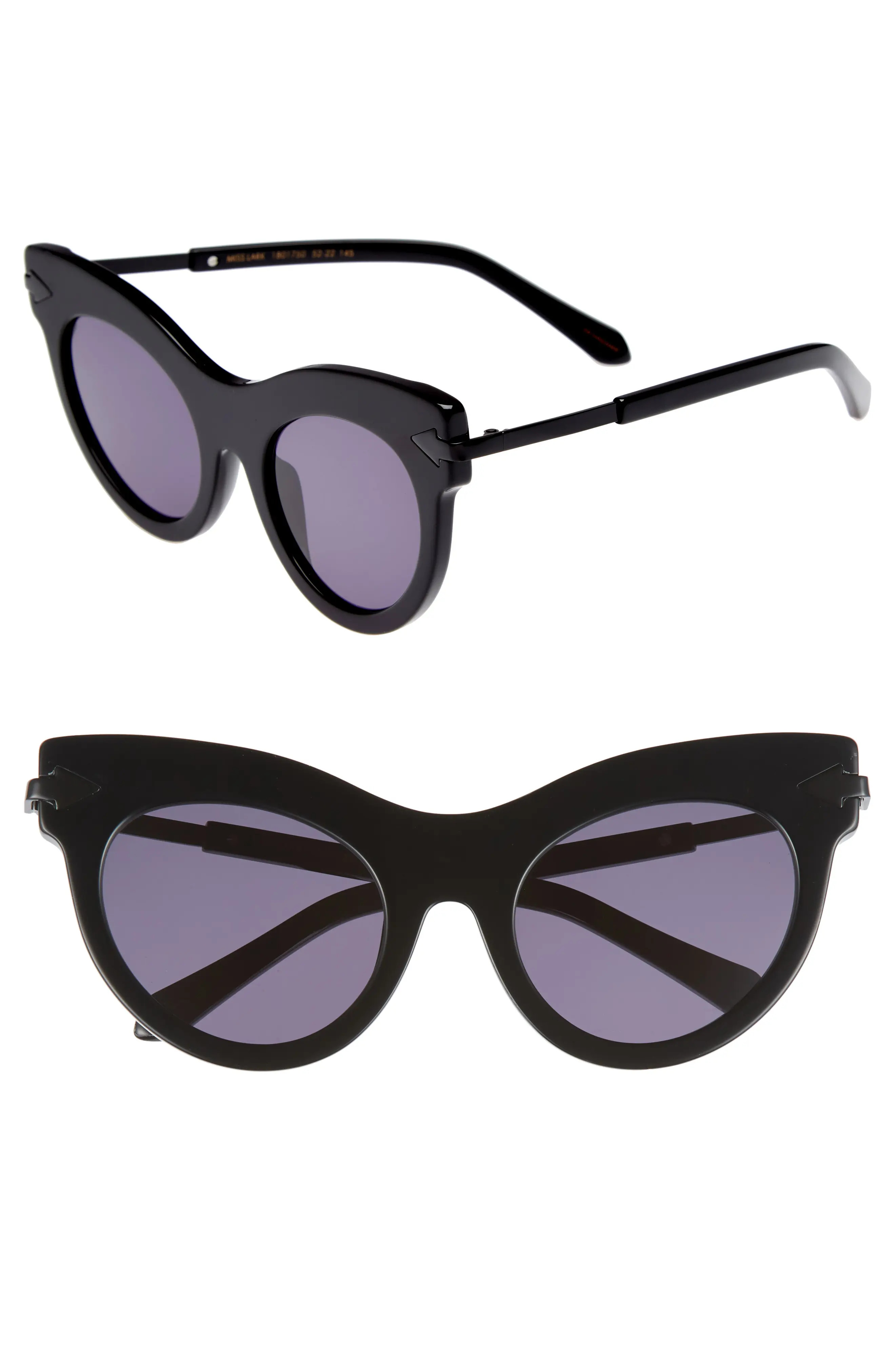 Karen Walker Miss Lark 52mm Cat Eye Sunglasses | Nordstrom