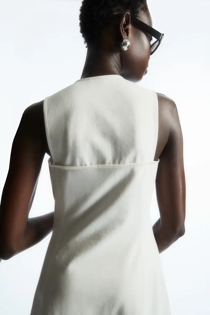 FLARED ZIP-UP MIDI DRESS | COS (US)