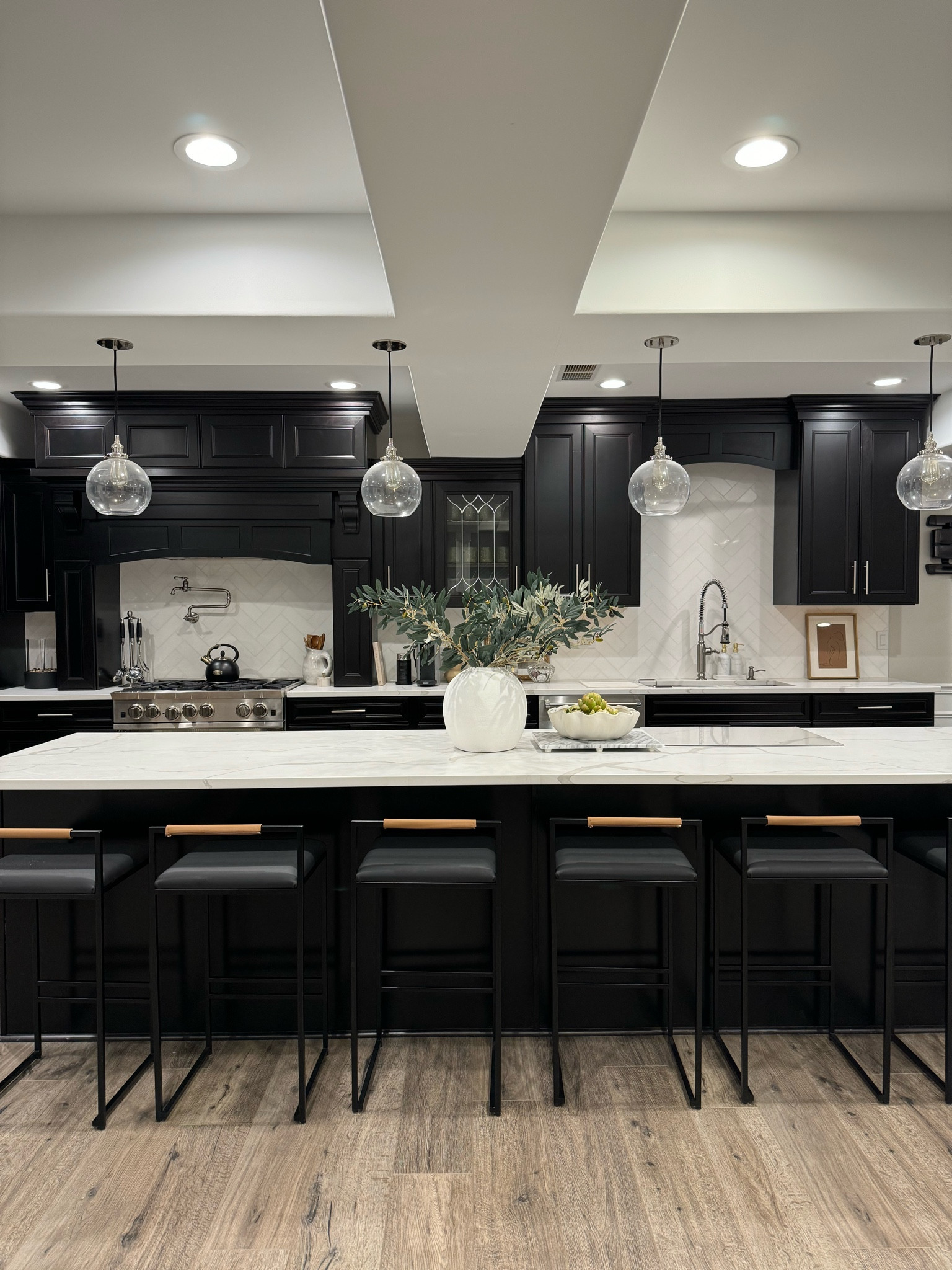 Kitchen views! You can use my code VESNA44 for a discount on my counter stools. 

Kitchen, basement, counter stools, spring home, modern home, home decor, home, 

#LTKhome #LTKstyletip #LTKsalealert