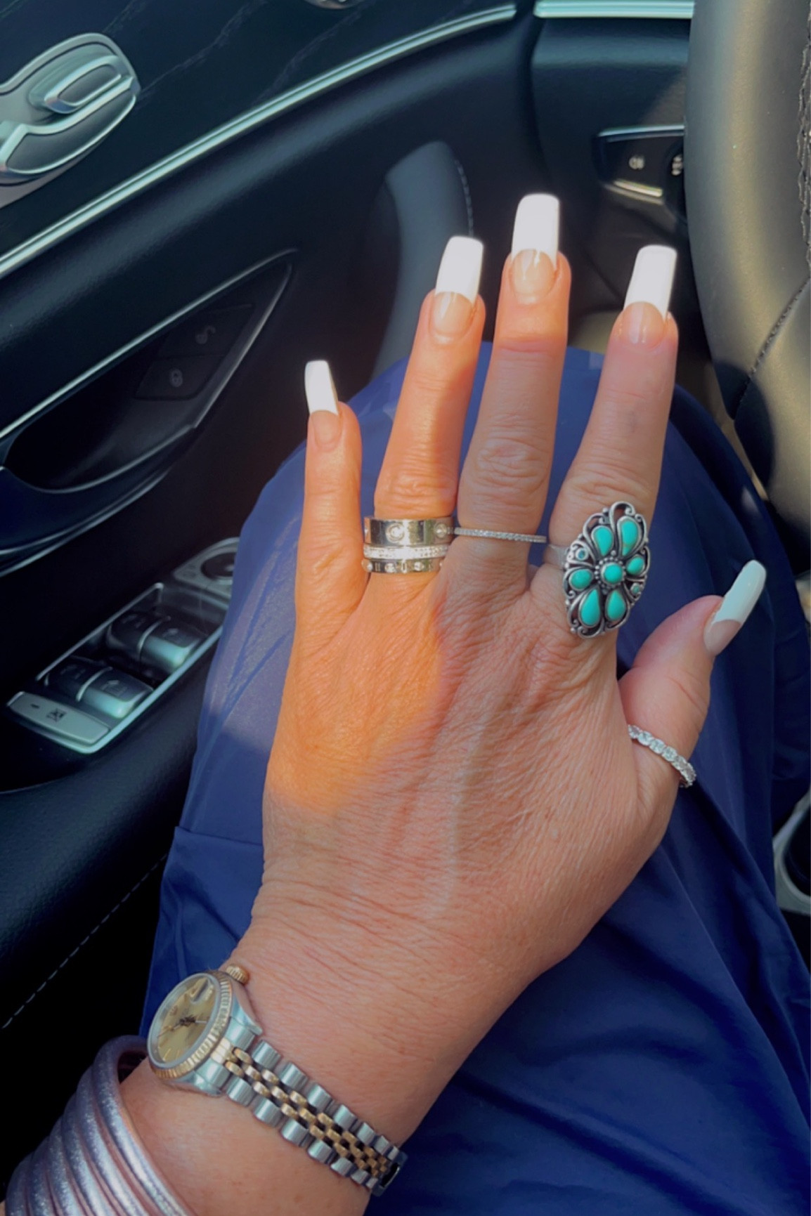 Love stacking jewelry shop this look here 

#LTKstyletip #LTKover40