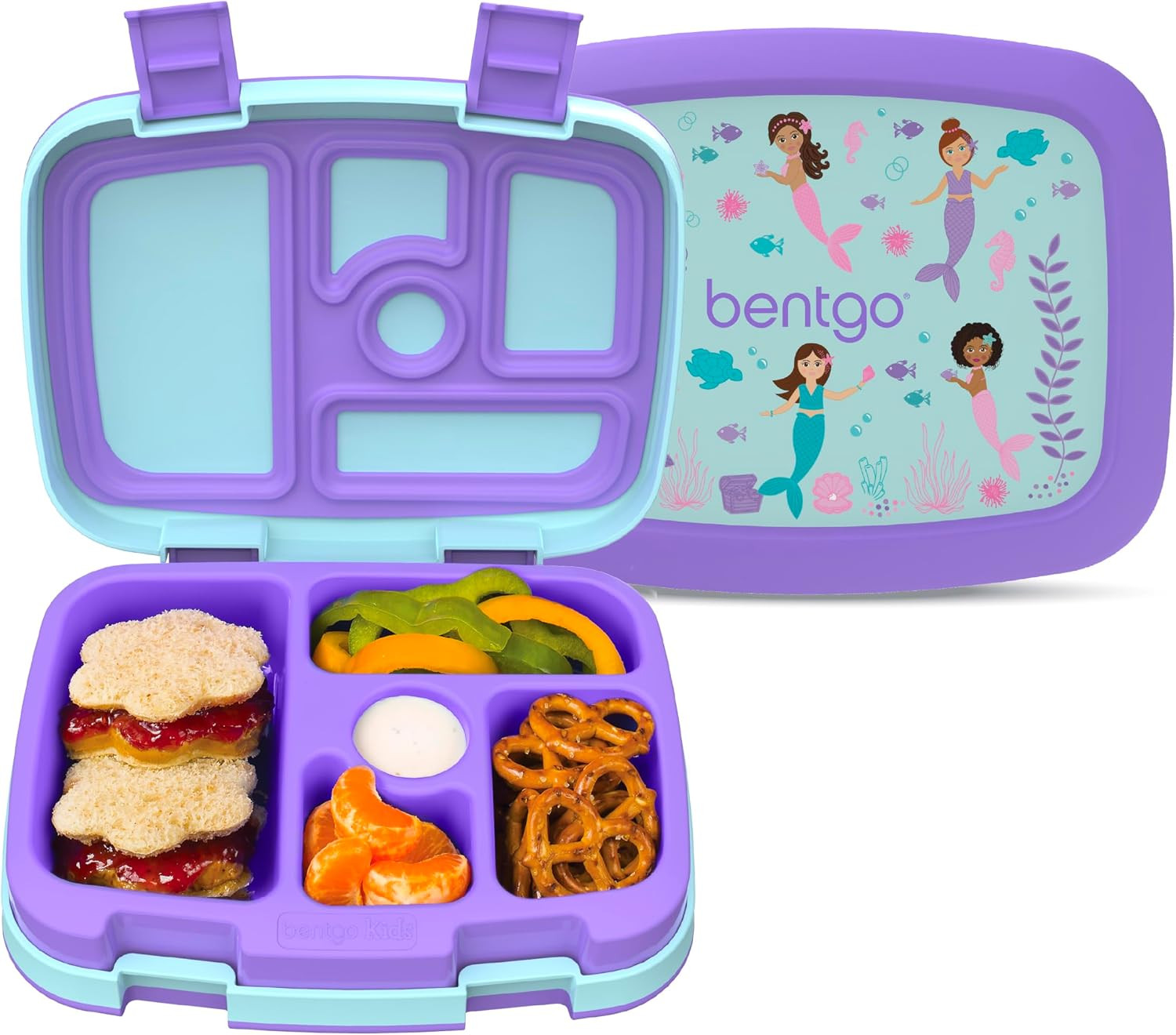 Bentgo Kids Prints Leak-Proof 5-Compartment Bento-Style Kids Lunch Box | Amazon (US)