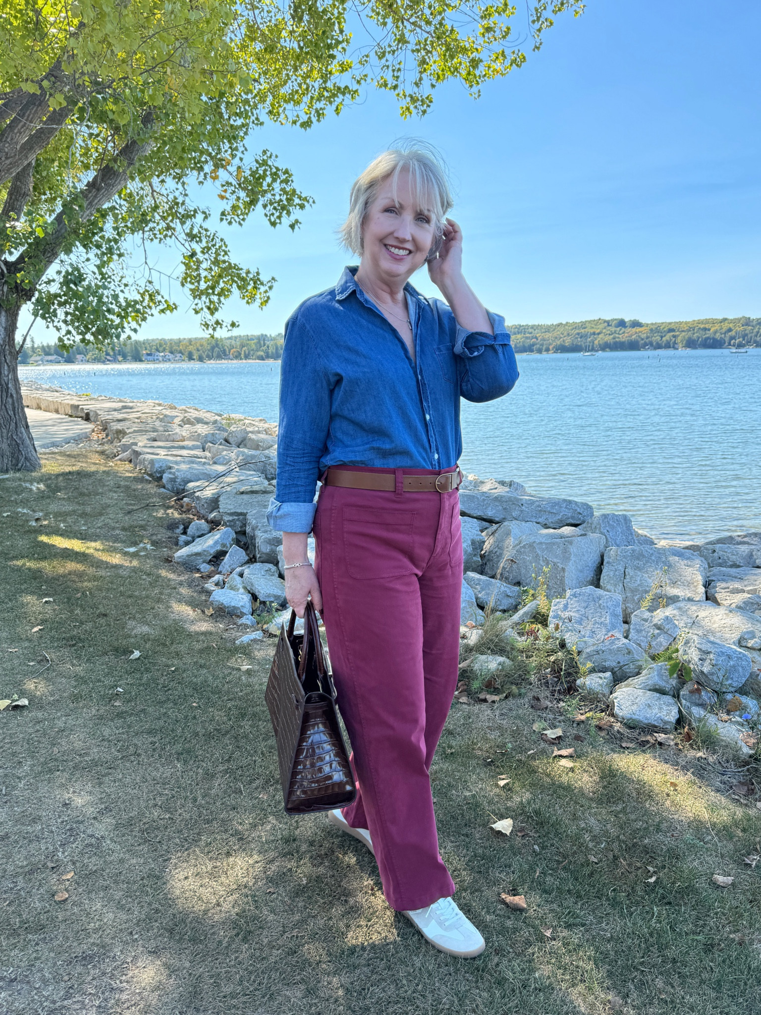 It looks like we'll have a glorious fall day here in Door County, Wisconsin. I'm touring an old home and walking through some quaint downtowns today. Here is what I’m wearing!🍂🛍️

#LTKSeasonal #LTKOver40 #LTKTravel