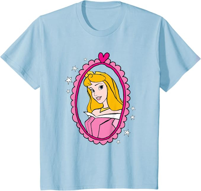 Disney Princess Sleeping Beauty Aurora Portrait T-Shirt T-Shirt | Amazon (US)