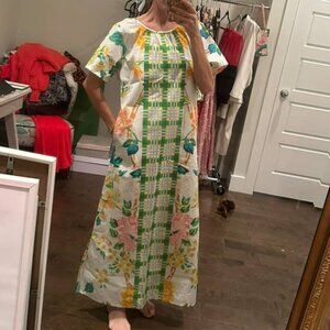 Frances Valentine Vintage-Inspired Floral Maxi Dress – Size S | Poshmark