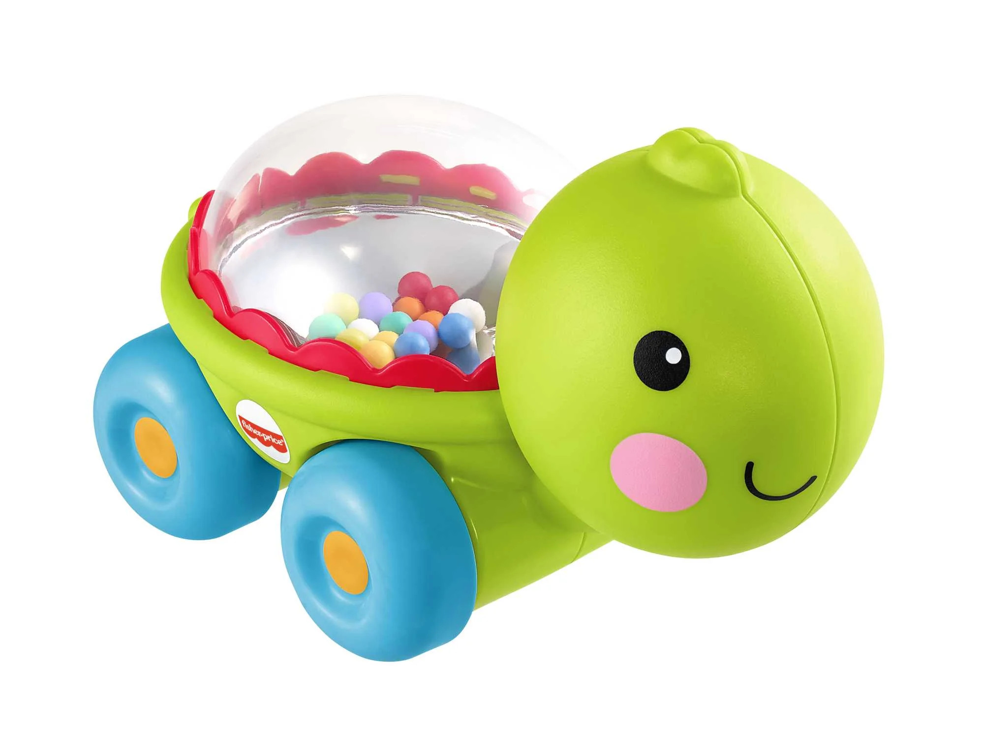 Fisher-Price Poppity Pop Turtle Push-Along Vehicle with Sounds for Infant Crawling Play | Walmart (US)