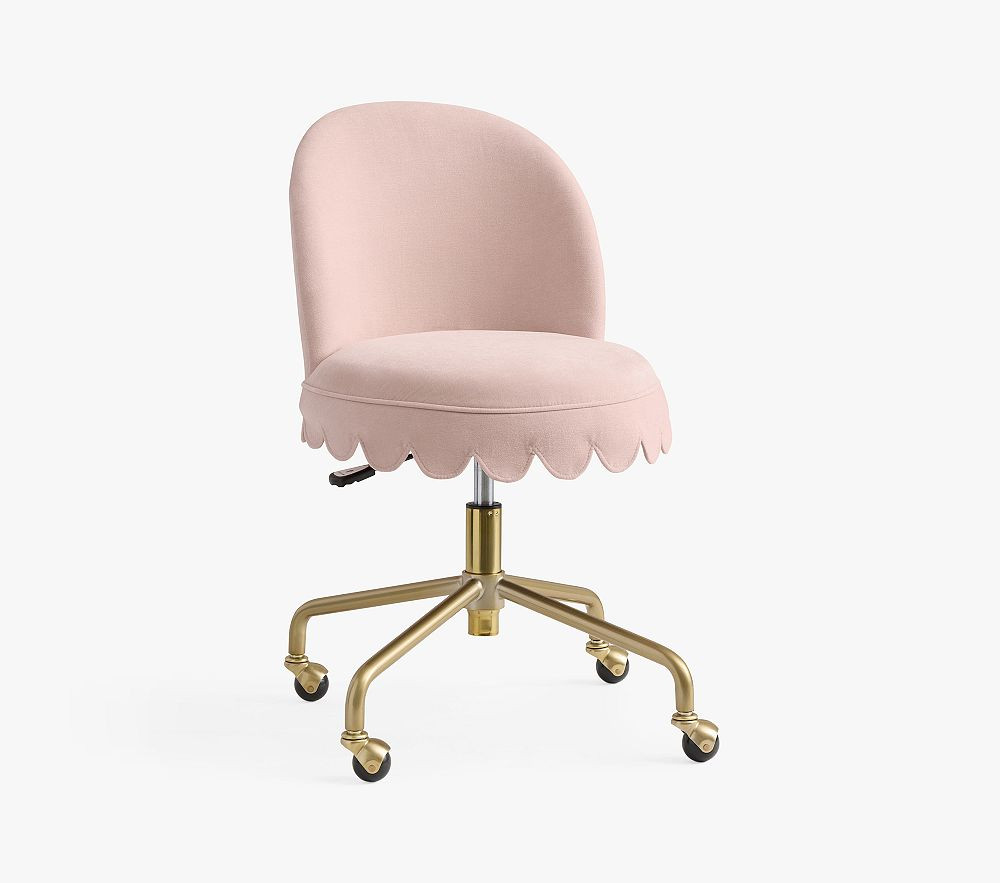Scallop Skirt Swivel Desk Chair | Pottery Barn Kids