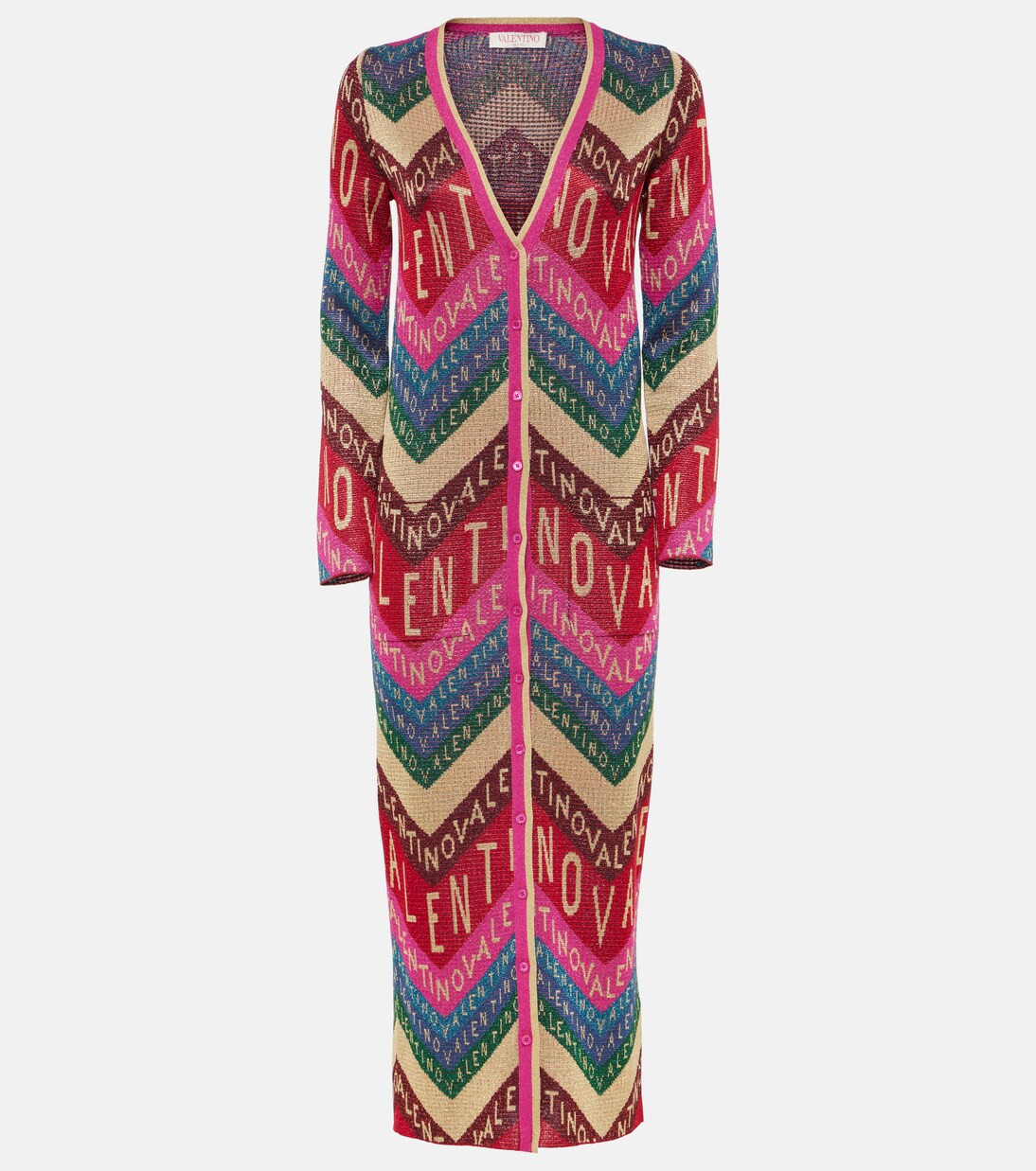 Logo knitted jacquard midi dress | Mytheresa (US/CA)