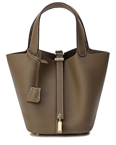 Leather Top Handle Satchel | Gilt & Gilt City