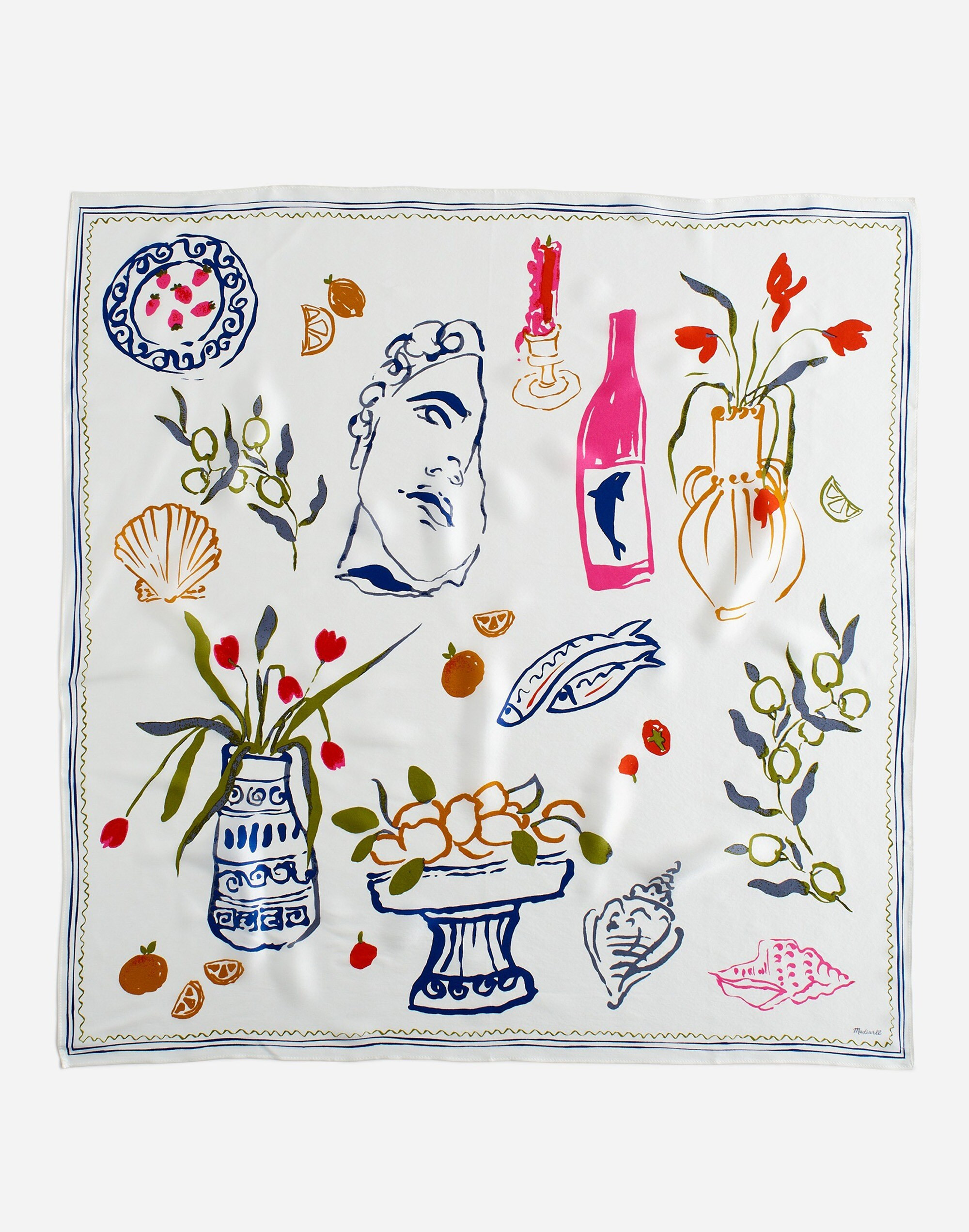 Madewell x Lisa Says Gah! Medium Silk Bandana | Madewell