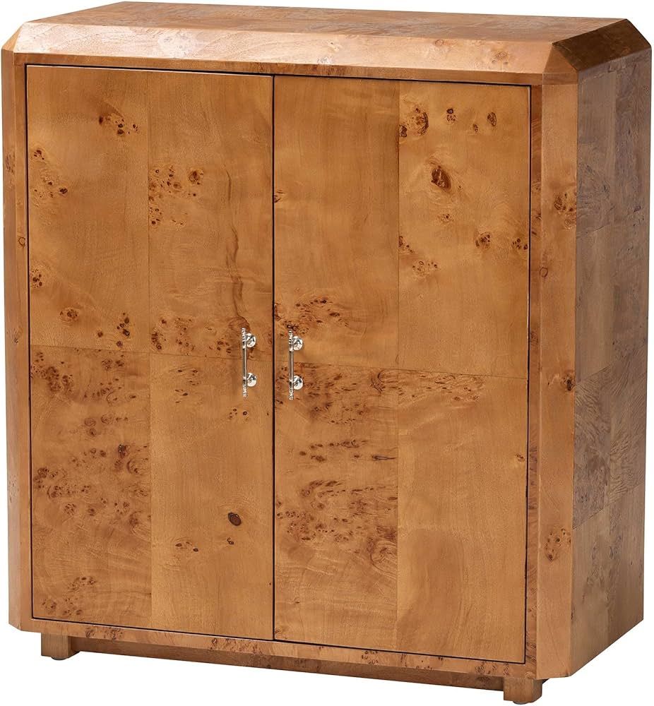 bali & pari Valora Wood Console Cabinet, 2-Door, Mappa Burl | Amazon (US)