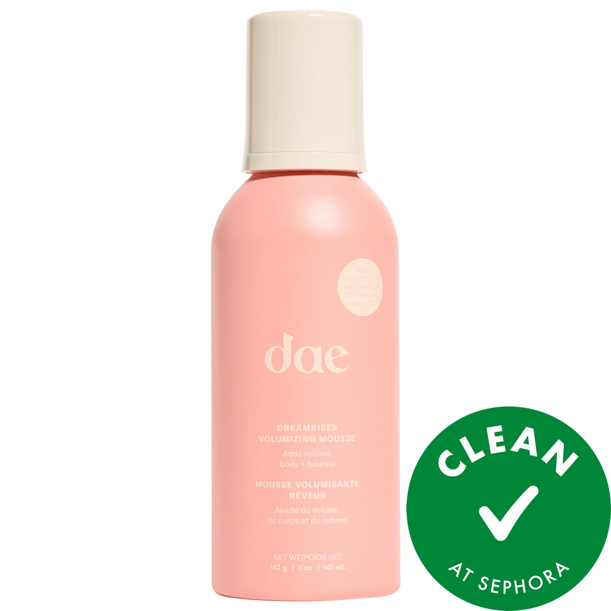 dae Dreamriser Volumizing + Hydrating Hair Mousse with Heat Protection 5oz/142g | Sephora (US)