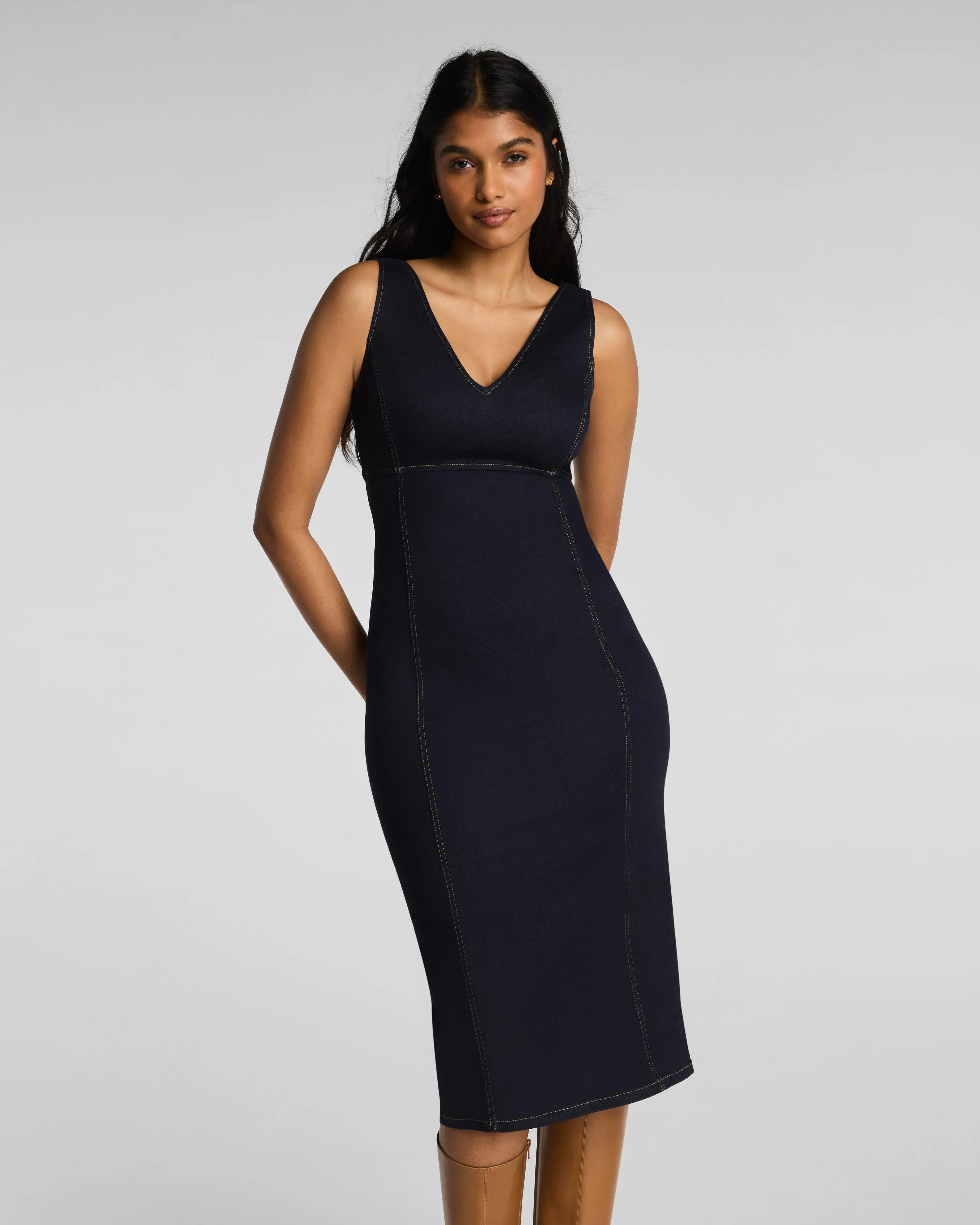 Denim Midi Dress | Spanx