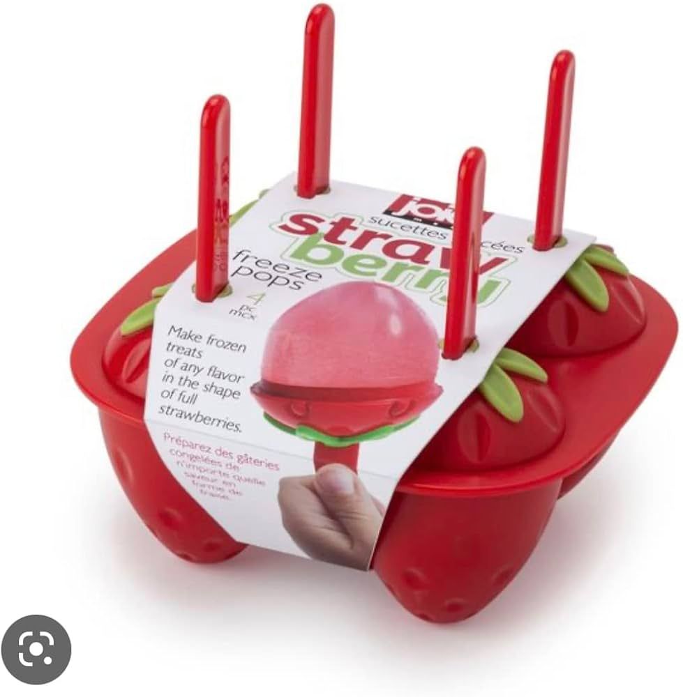 Strawberry Freeze Pops Pack of 4 | Amazon (US)