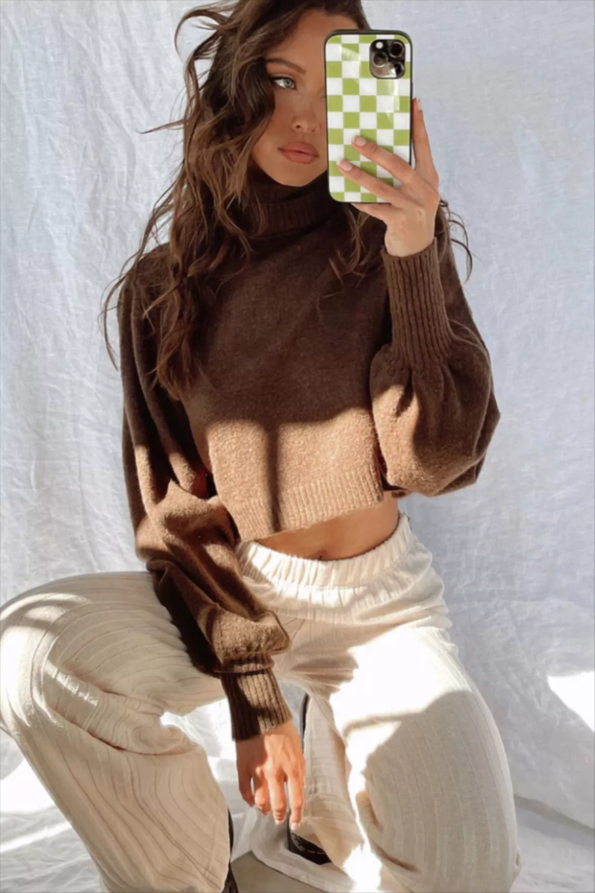 Zahara Cropped Turtleneck Sweater … curated on LTK