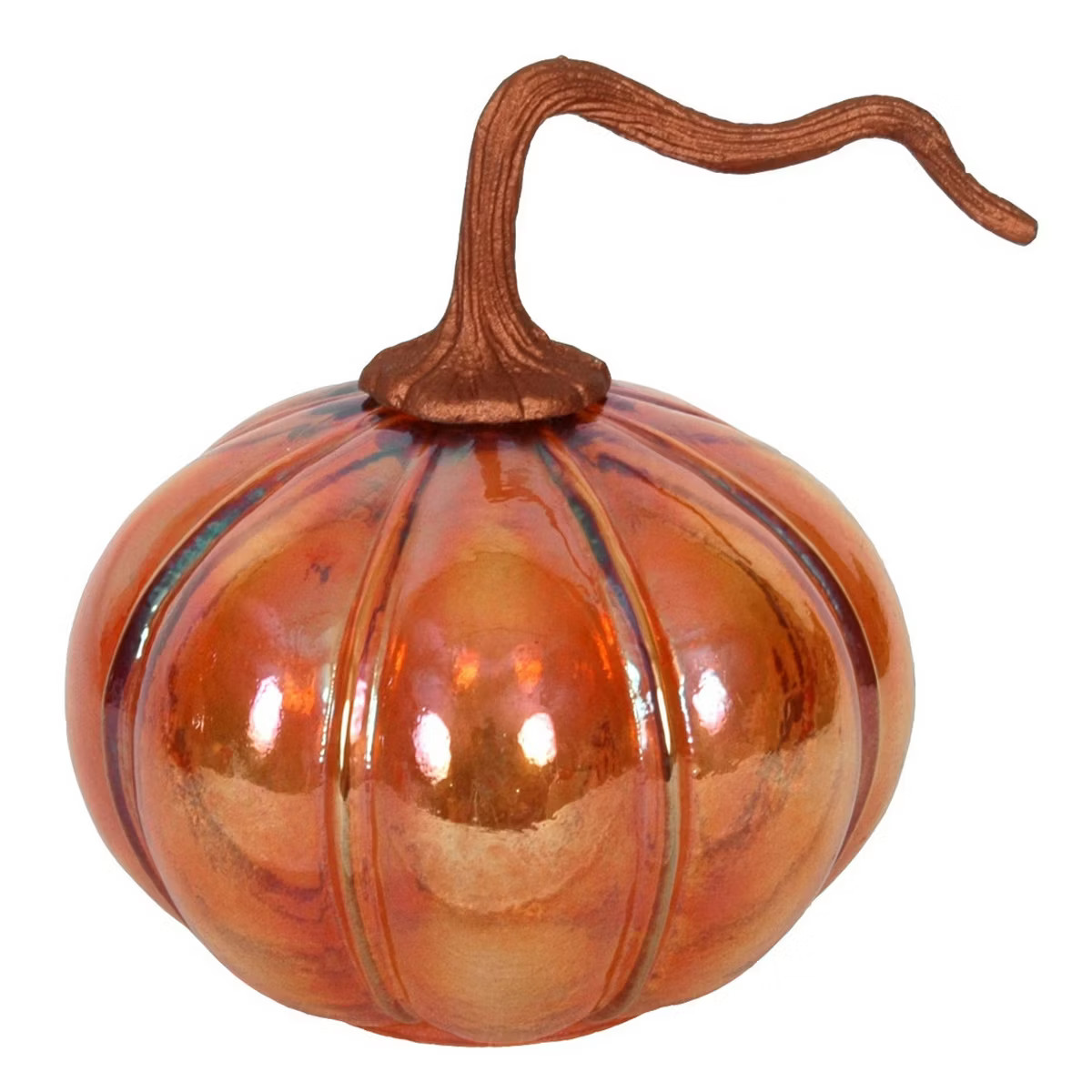 India House Brass - Pumpkin Glass Thanksgiving 241282 | Target
