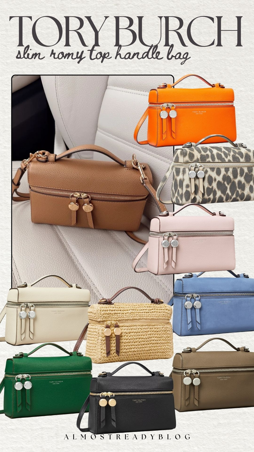 The Tory Burch Slim Romy Top Handle Bag!! Comes in so many cute colors! 

new arrivals, spring fashion, mini purse, watchnow, finds under 300, gifts for her, amanda west, mothers day gift 

 #LTKMothersDay #LTKootd #LTKSeasonal