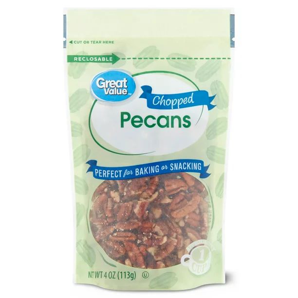 Great Value Chopped Pecans, 4 oz | Walmart (US)