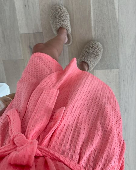 Waffle knit robe + cozy slippers for the weekend 🤍

Waffle robe, pink robe, lightweight robe, summer robe, Walmart find, Ugg slippers, Walmart fashion, gift for her, friend gift, sister gift, mom gift, Christine Andrew 

@walmartfashion #walmartfashion #walmartpartner

#LTKSeasonal #LTKFindsUnder50 #LTKStyleTip