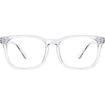 TIJN Blue Light Blocking Glasses for Women Men Clear Frame Square Nerd Eyeglasses Anti Blue Ray C... | Amazon (US)