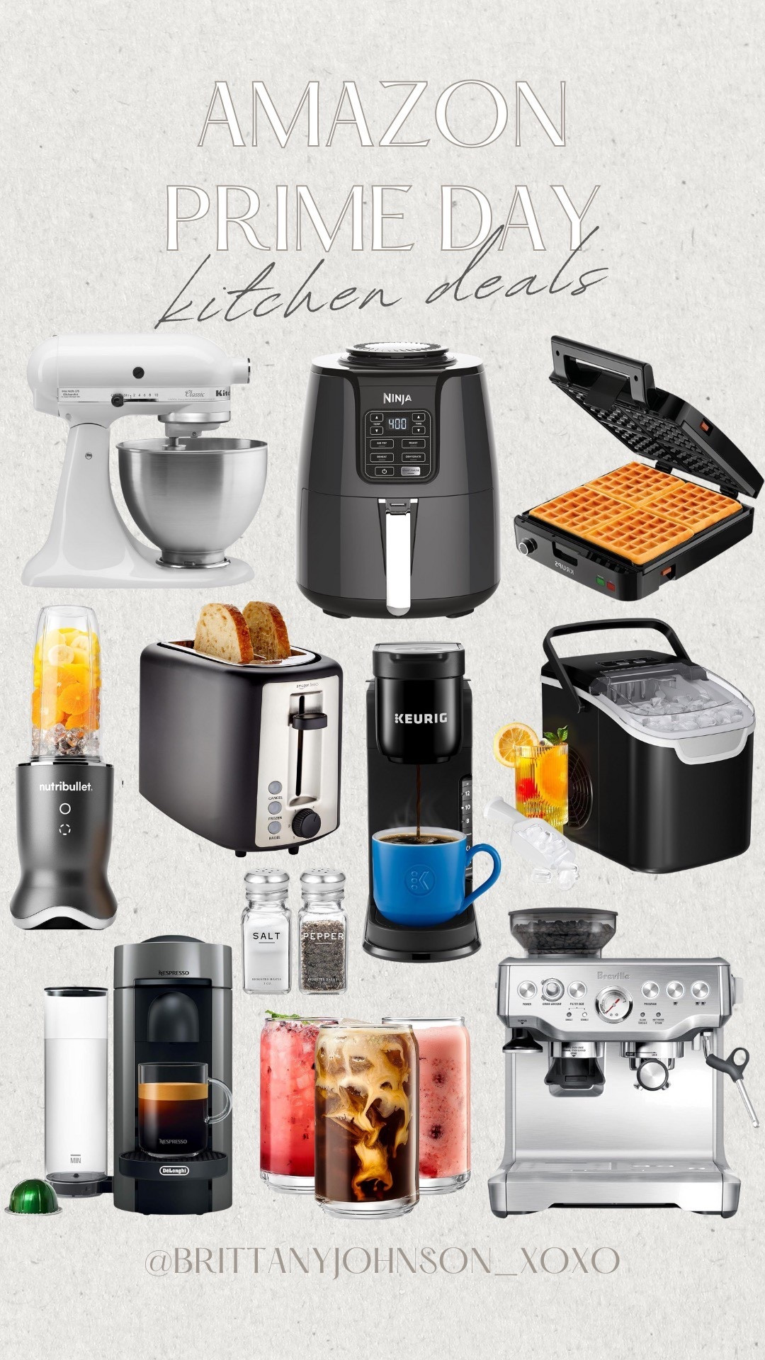 Amazon prime day kitchen must-haves ✨ All on sale now! 

Kitchen essentials, kitchen appliances, home appliances, toaster, waffle makers, kitchen gadgets, cubed ice maker, chic fil a ice, blender, ninja, standing mixer, Amazon home, Amazon appliances, prime day deals, coffee maker, salt and pepper, air fryer, glass cups, nespresso on sale

#LTKSaleAlert #LTKHome #LTKFindsUnder100