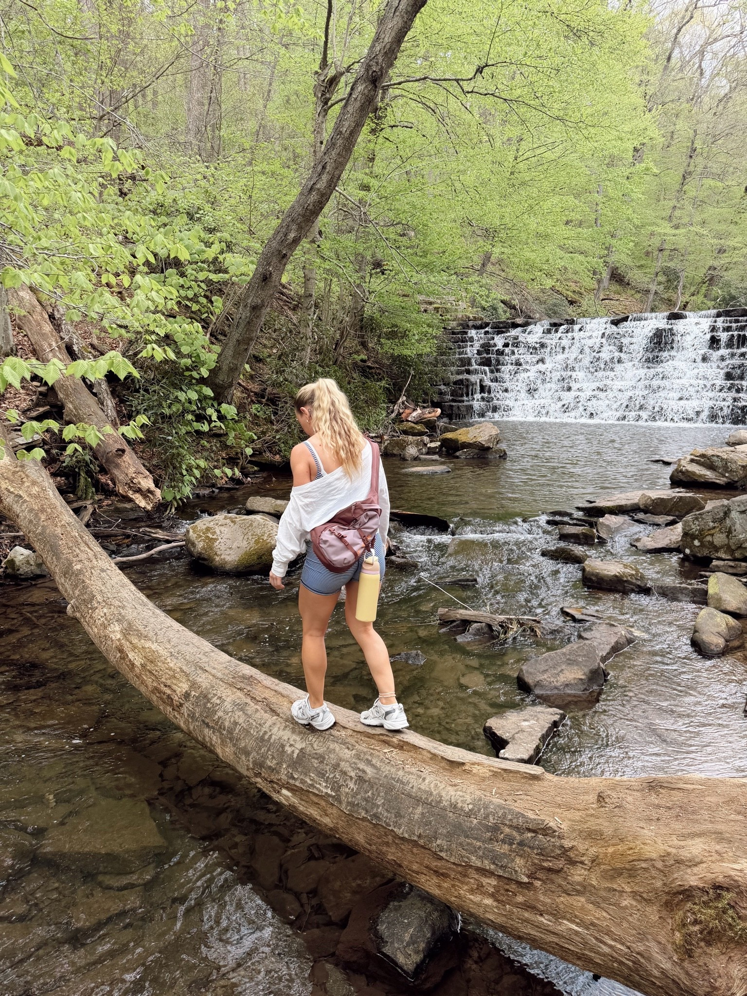 outfit for hiking - the cutest abercrombie romper & so so comfortable! wearing a size small in everything :) 

 #LTKootd #LTKSeasonal #LTKActive