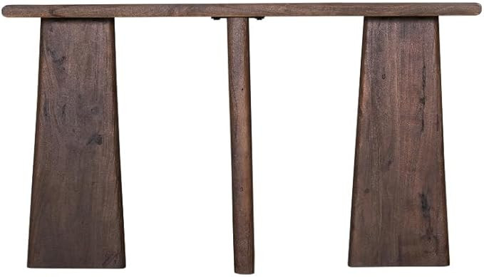 Bassett Mirror Lasso Modern Wood Console Table in Natural/Brown | Amazon (US)