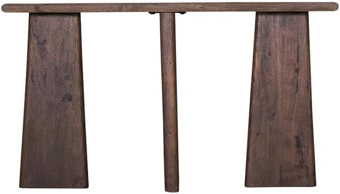 Bassett Mirror Lasso Modern Wood Console Table in Natural/Brown | Amazon (US)