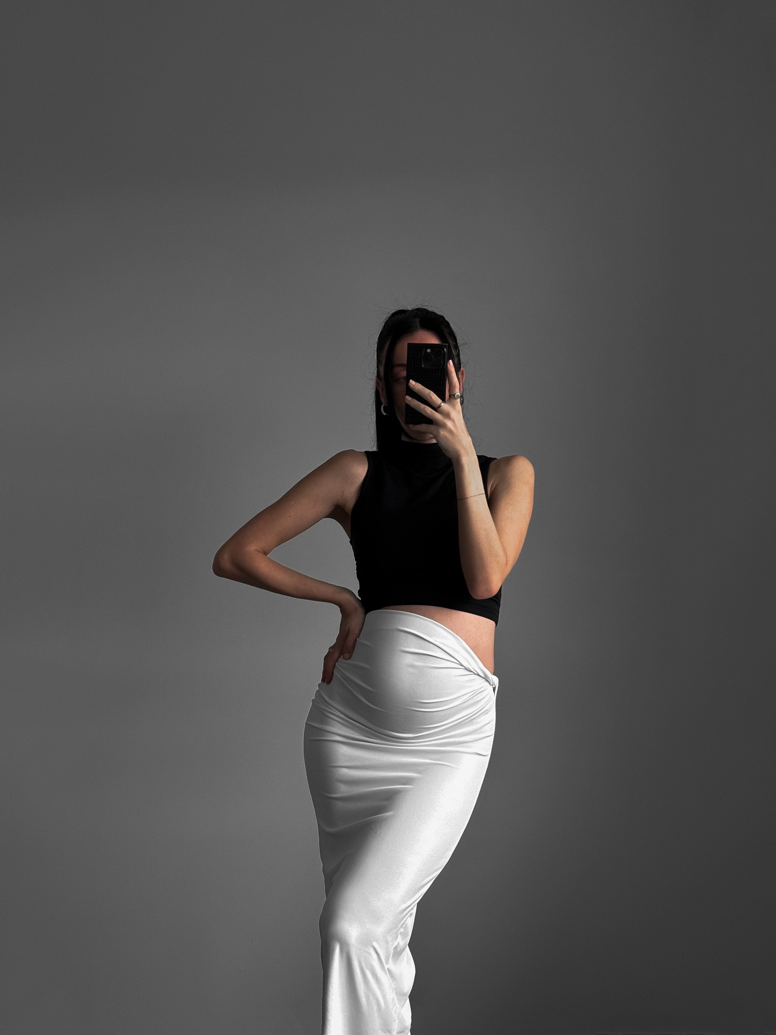 Black and white combo #maxiskirt #mocknecktop

#LTKbump #LTKstyletip #LTKfindsunder50