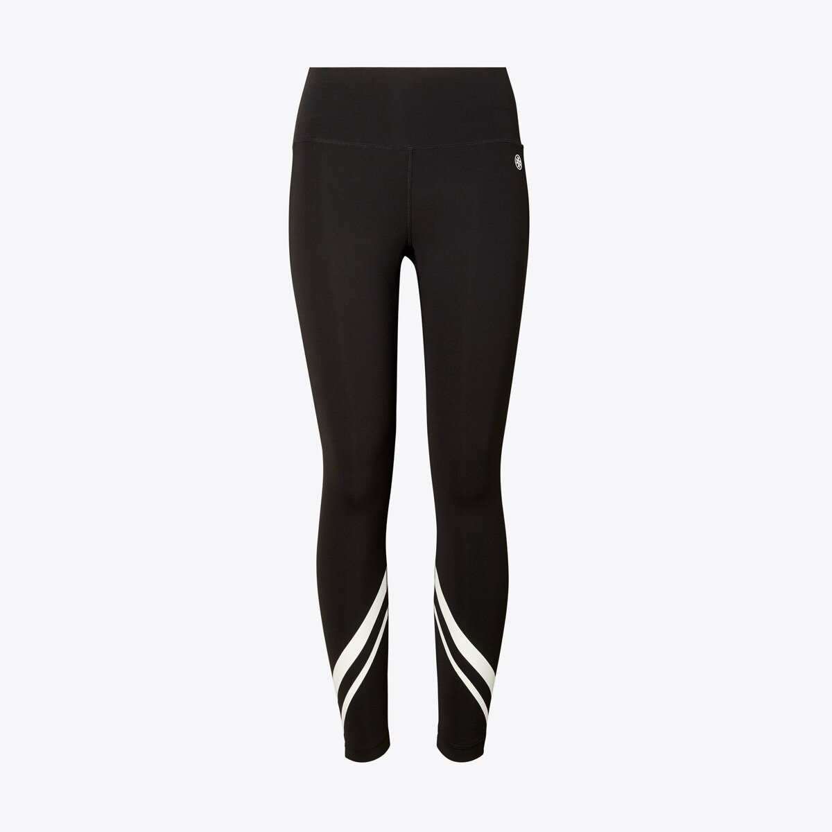 High-Rise Sculpt Compression Chevron 7/8 Legging: Women's Designer Bottoms | Tory Sport | Tory Burch (US)