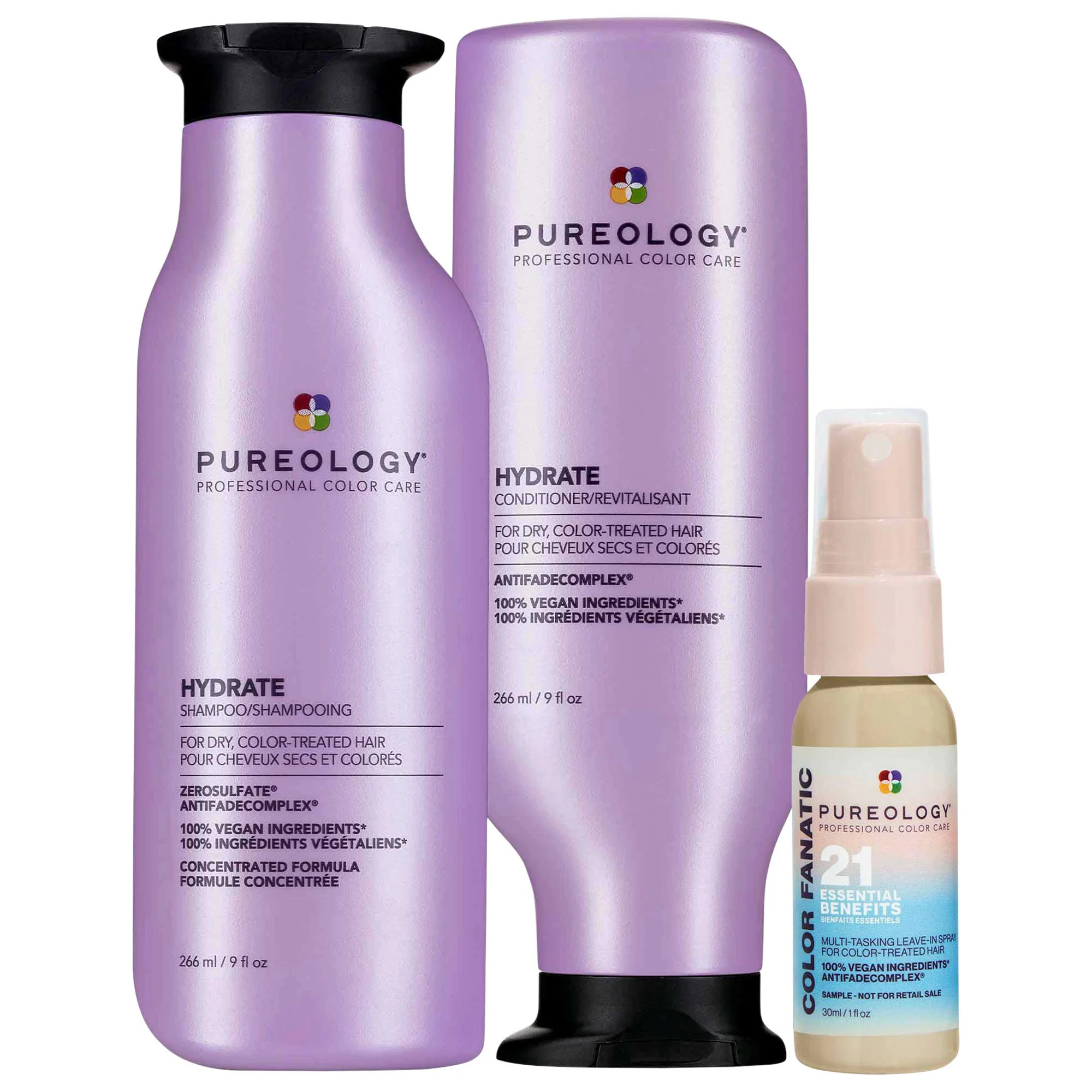 Pureology Hydrate and Color Fanatic Hair Set for Dry Hair | Sephora (US)