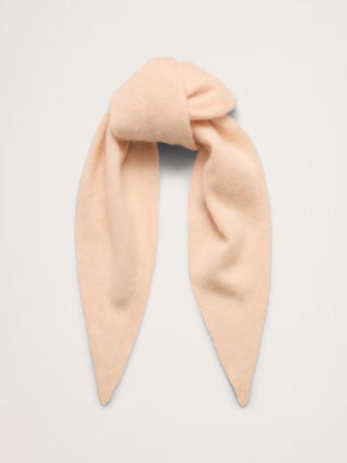 Brushed Wool-Cashmere Triangle Scarf | Banana Republic (US)