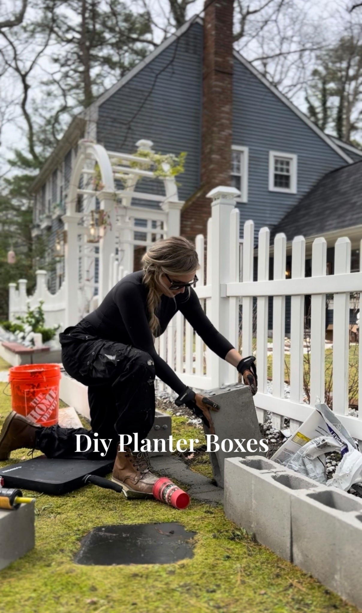 DIY Cement Block Planters … here is my supply list for this project! 🫶🏻

#LTKHome #LTKvlog #LTKdayinmylife