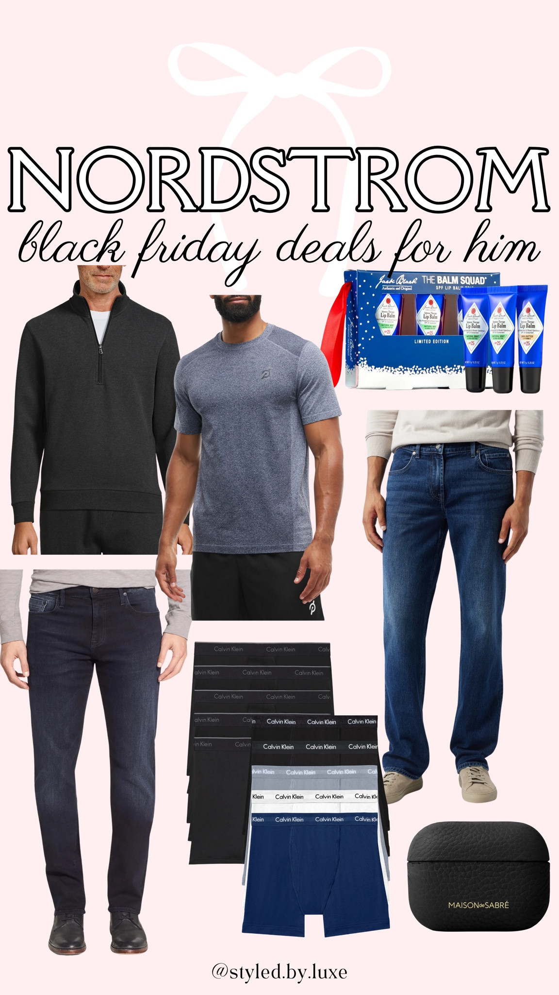 Nordstrom Black Friday deals for him!

Men’s gifts, men’s shirt, men’s jeans, cologne, boxer briefs, men’s gift ideas

#LTKMens #LTKSaleAlert #LTKGiftGuide